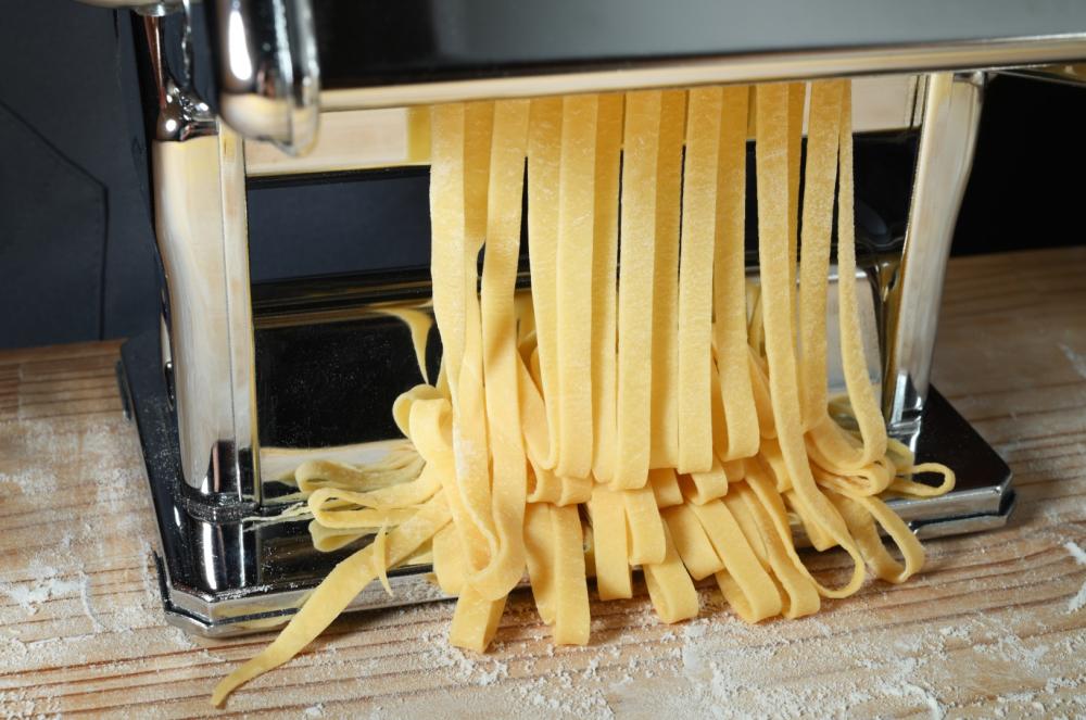 pâtes fraîches découpée