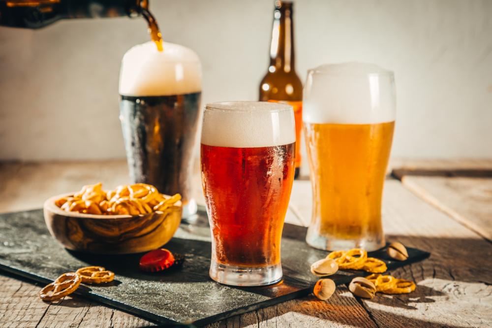 bières et bretzel